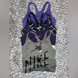 NIKE 5 Pack ; High Support Sports Bras {all size medium}